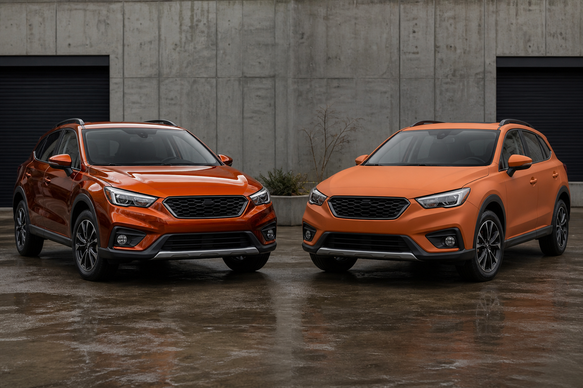 Burnt Orange Gloss vs Matte Orange Wrap: Which Finish Fits?