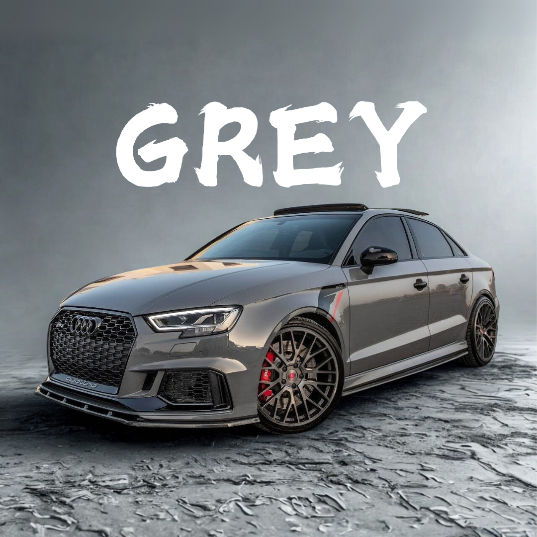 grey car wrap