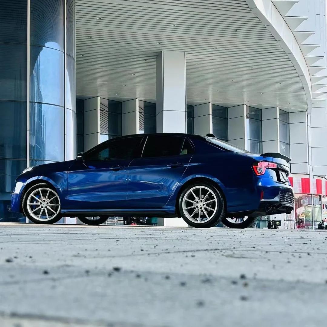 Gloss Metallic Gentian Blue Car Vinyl Wrap