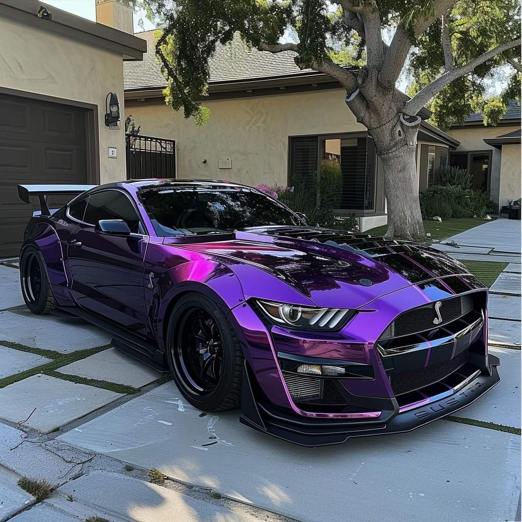 TPU Gloss Metallic Midnight Purple Paint Protection Film