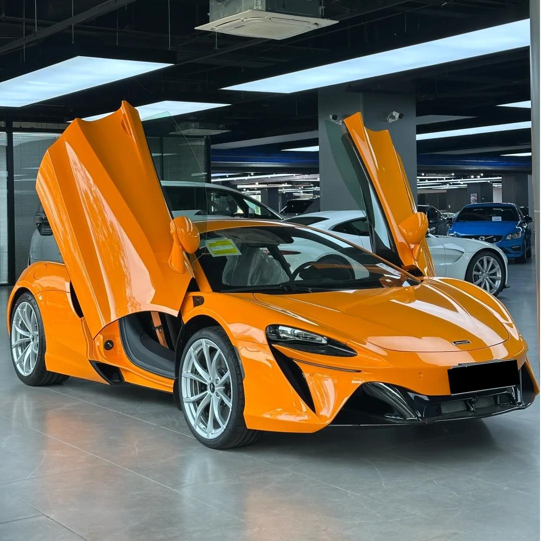 Mclaren Orange Car Vinyl Wrap