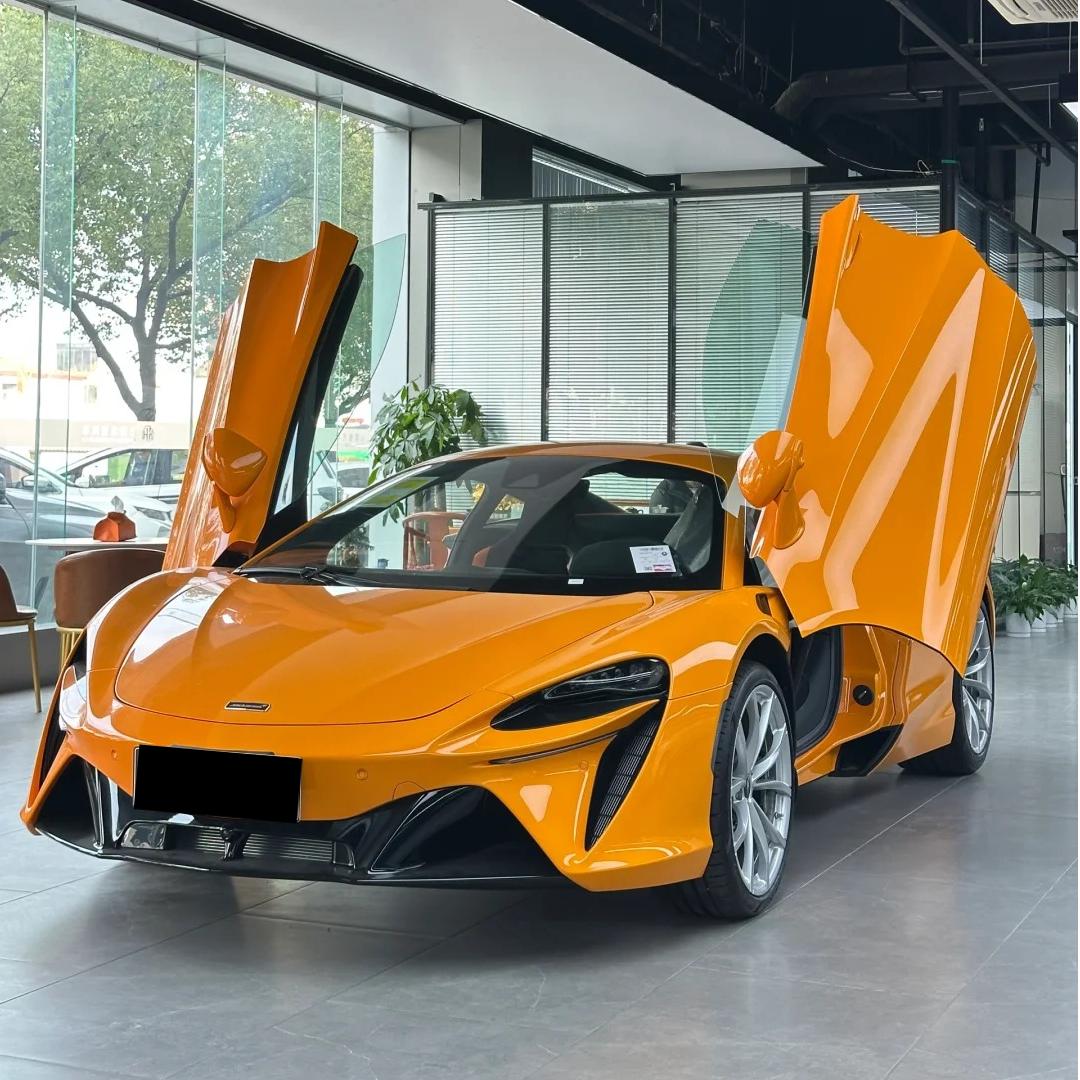 Mclaren Orange Car Vinyl Wrap