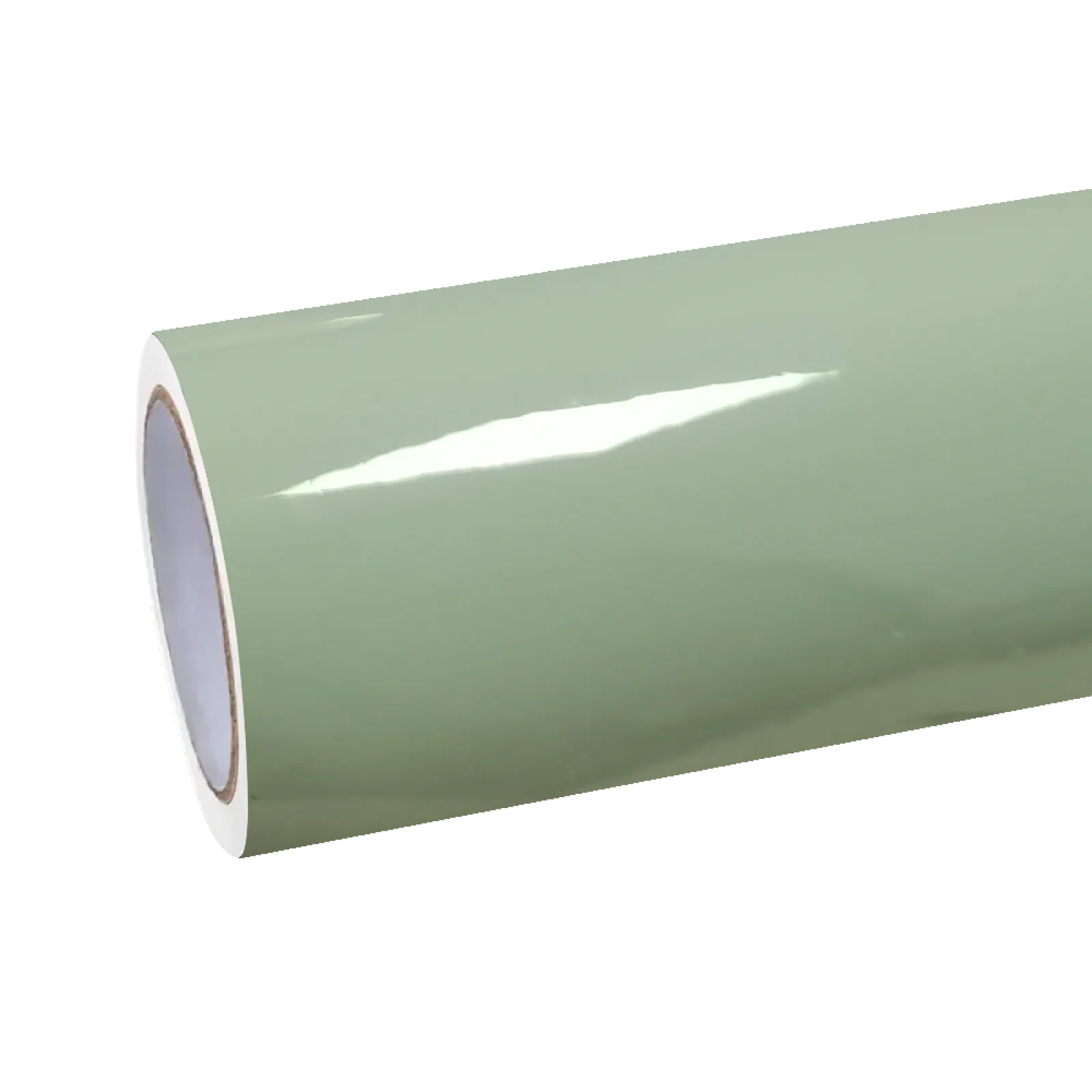 Gloss Light Khaki Green Car Vinyl Wrap PET