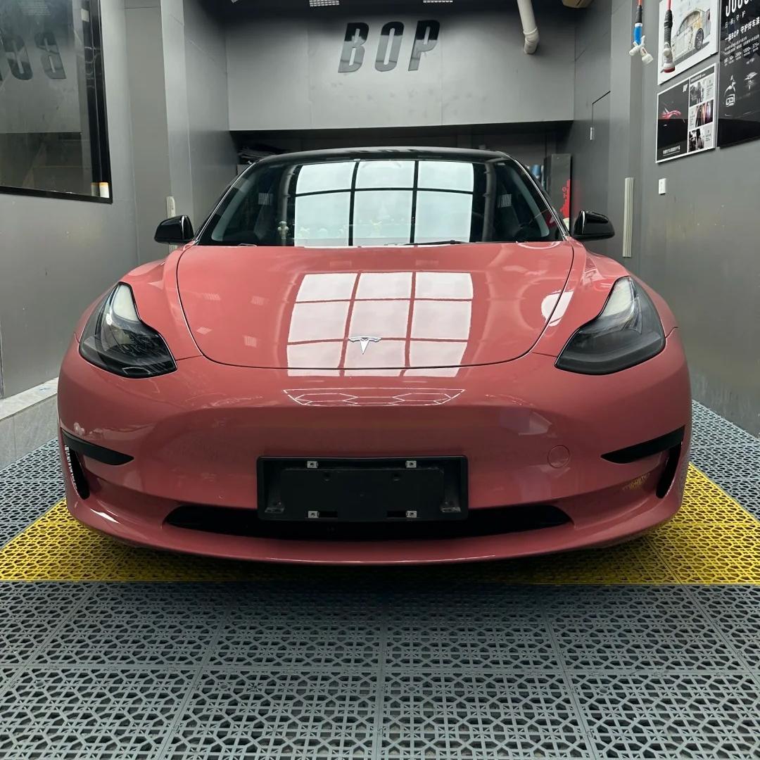Gloss Morganite Red Car Vinyl Wrap