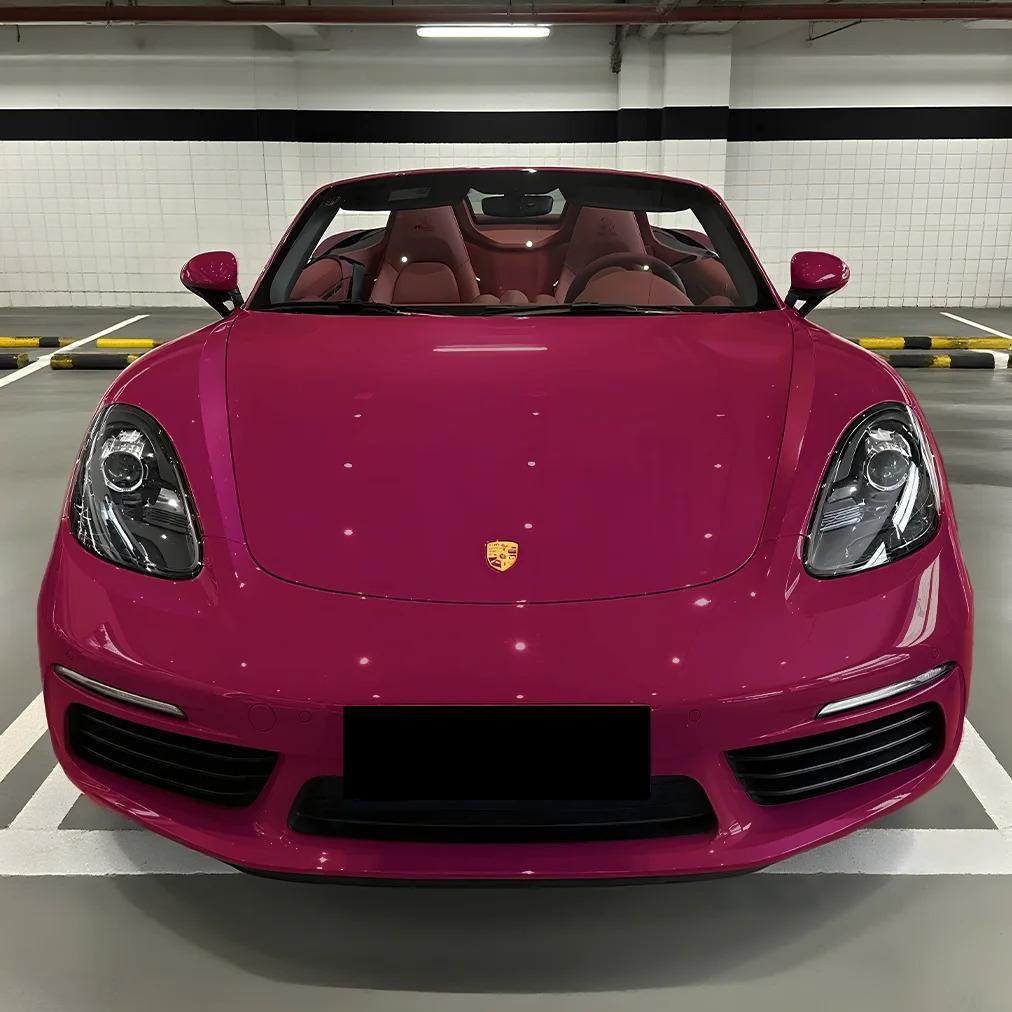 TPU Glossy Ruby Star Colored PPF Paint Protection Film