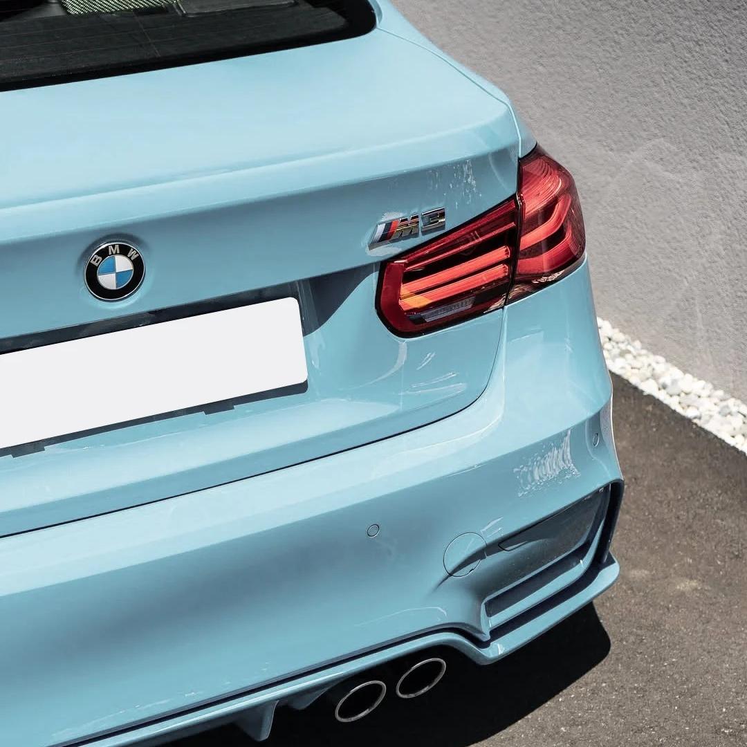 Gloss Ice Blue Car Vinyl Wrap PET