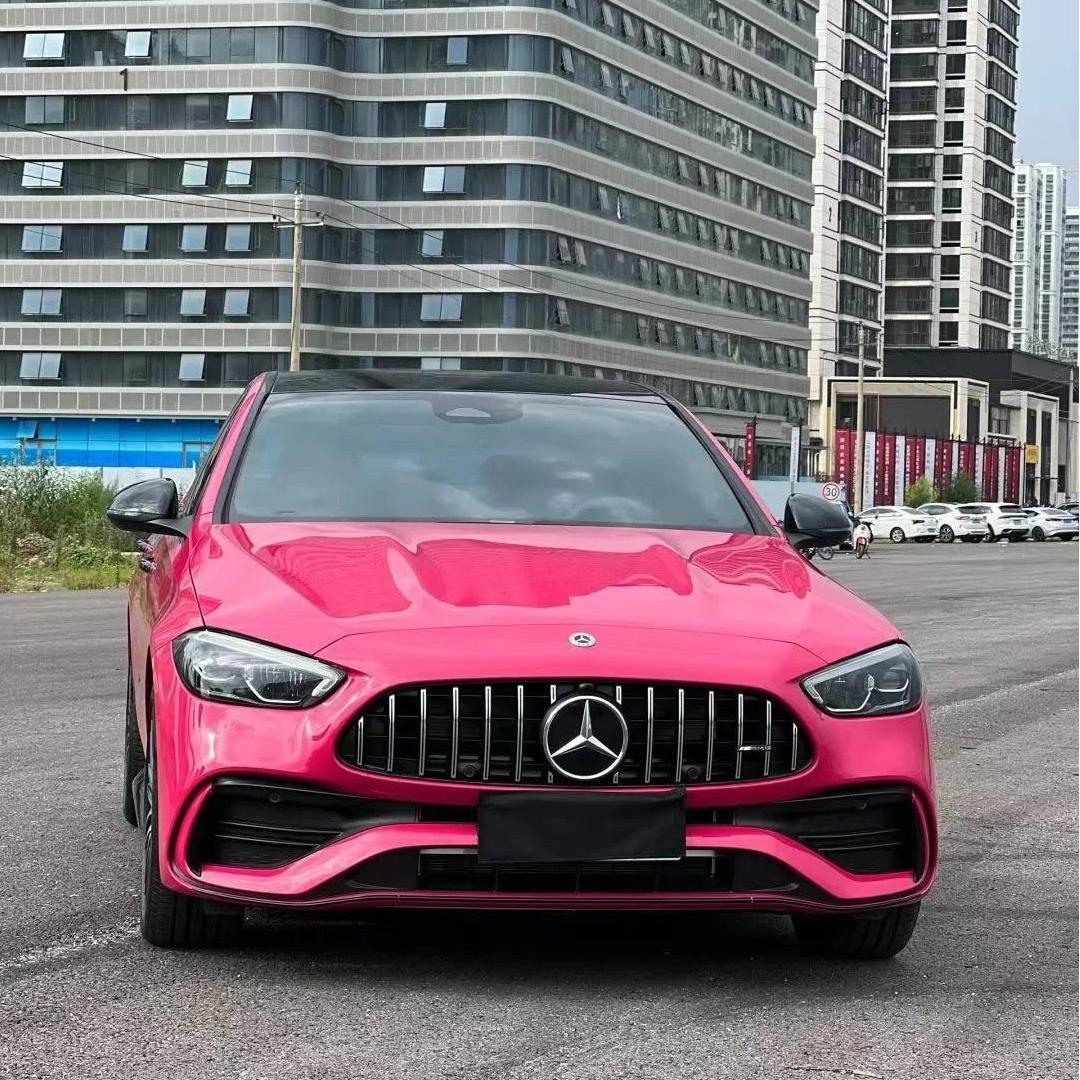 TPU Glossy Rose Red Colored PPF Paint Protection Film