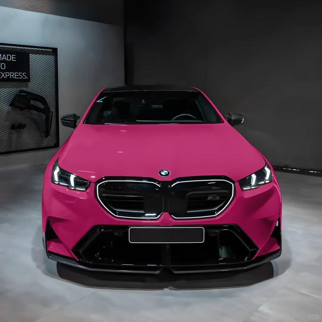 Gloss MIUI Bright Magenta Red Car Wrap PET