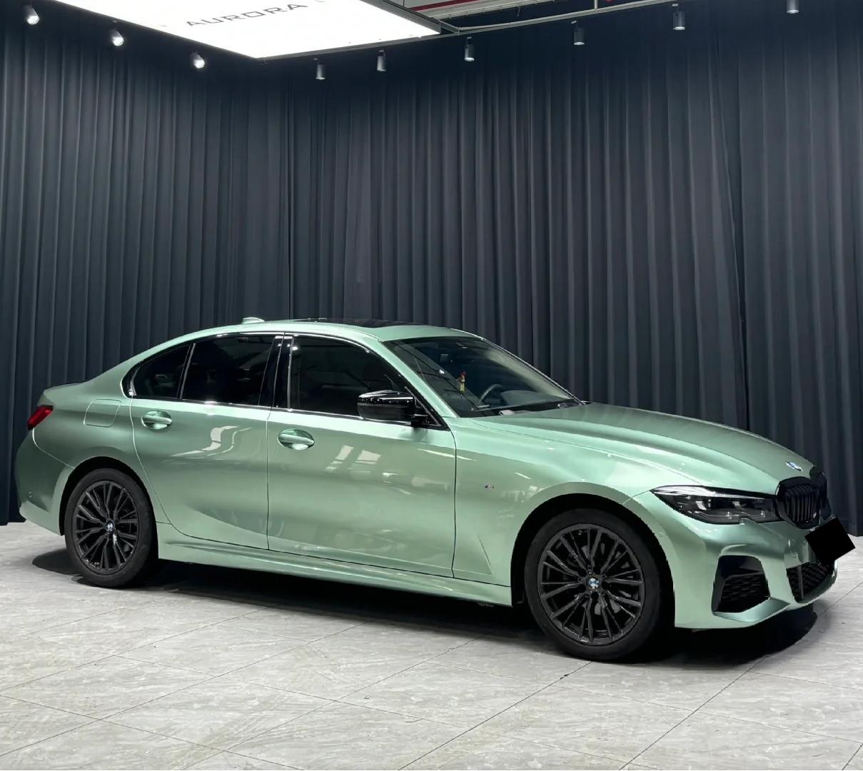 Gloss Metallic Francesca Green Car Vinyl Wrap Ferrari