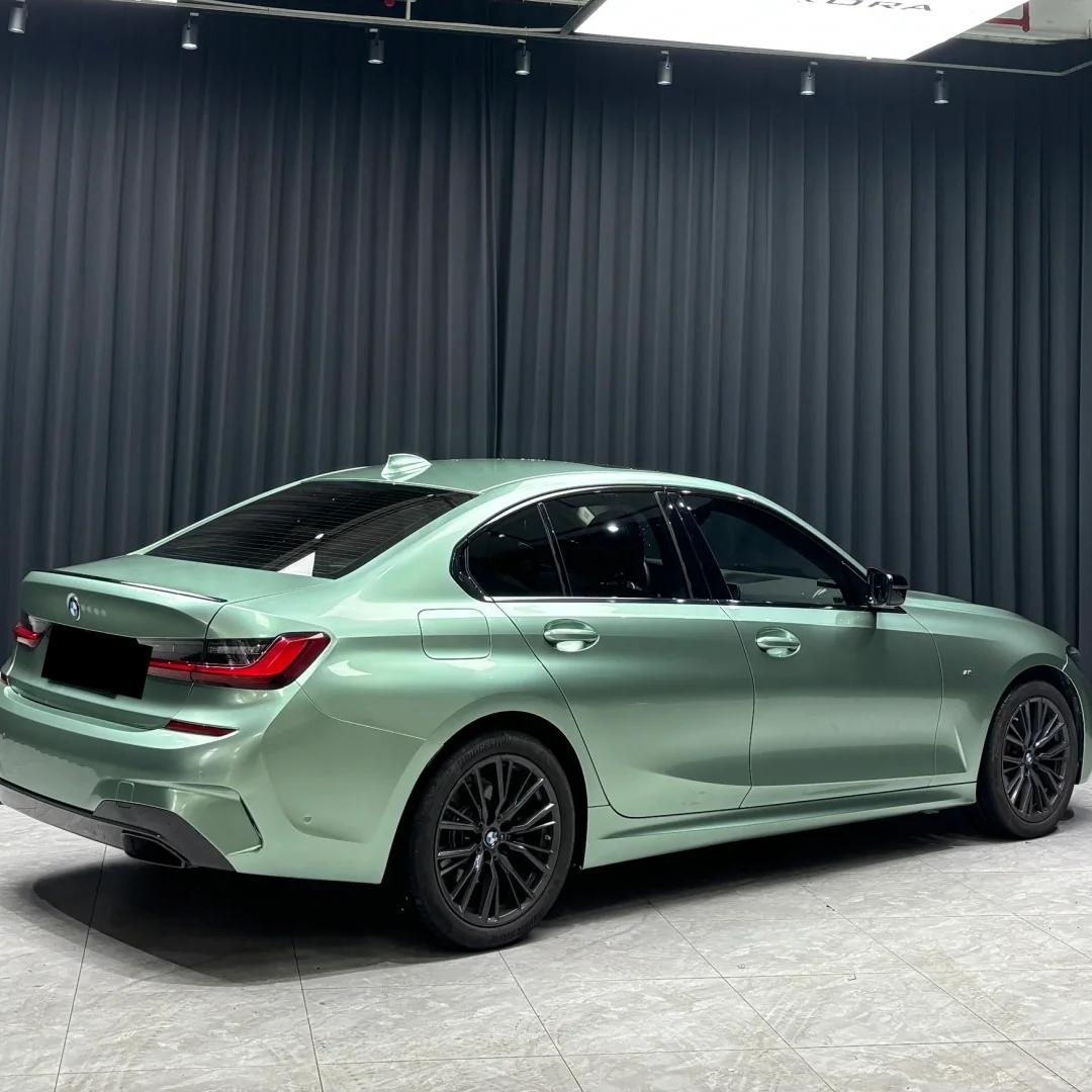 Gloss Metallic Francesca Green Car Vinyl Wrap Ferrari