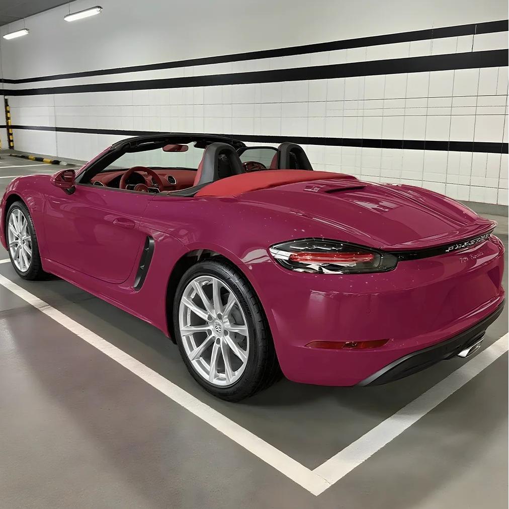 TPU Glossy Ruby Star Colored PPF Paint Protection Film