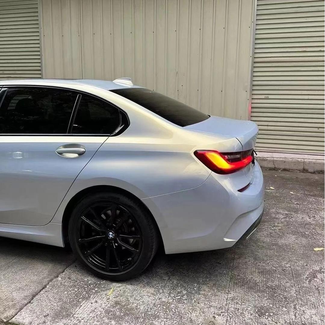 Gloss Metallic Chameleon Blue Gold Car Vinyl Wrap