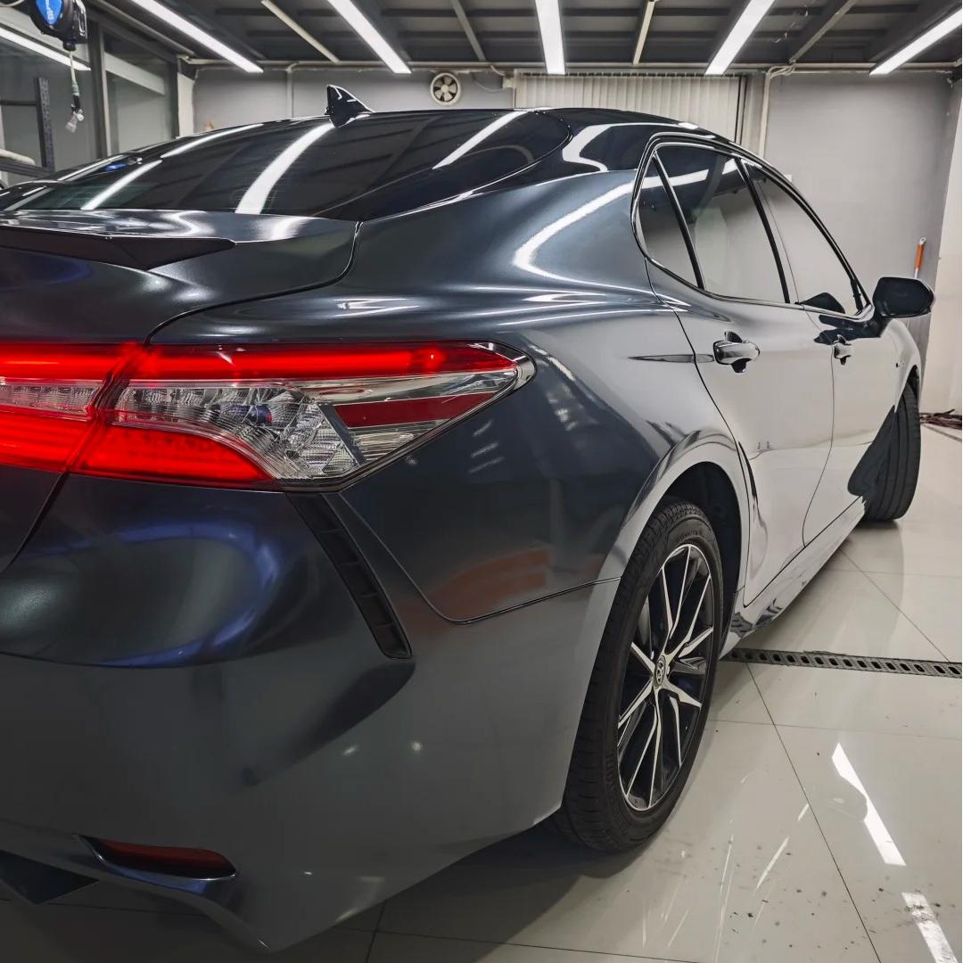 Gloss Metallic Cadet Grey Car Vinyl Wrap