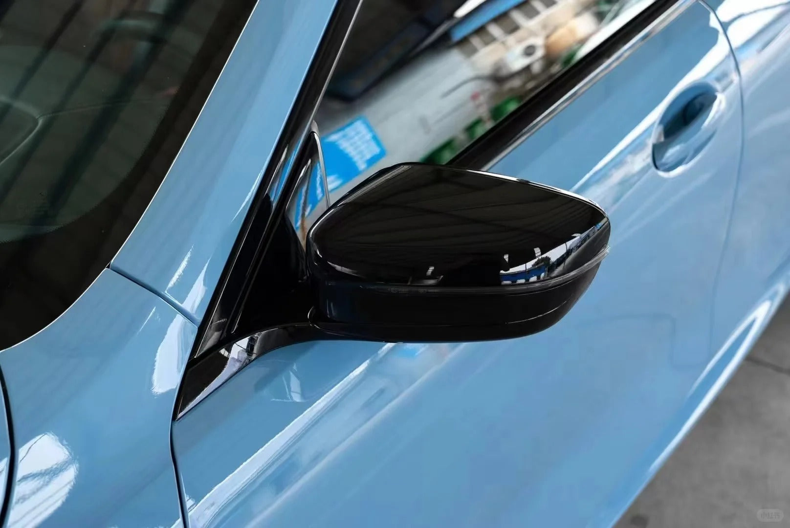 TPU Glossy China Blue Colored PPF Paint Protection Film
