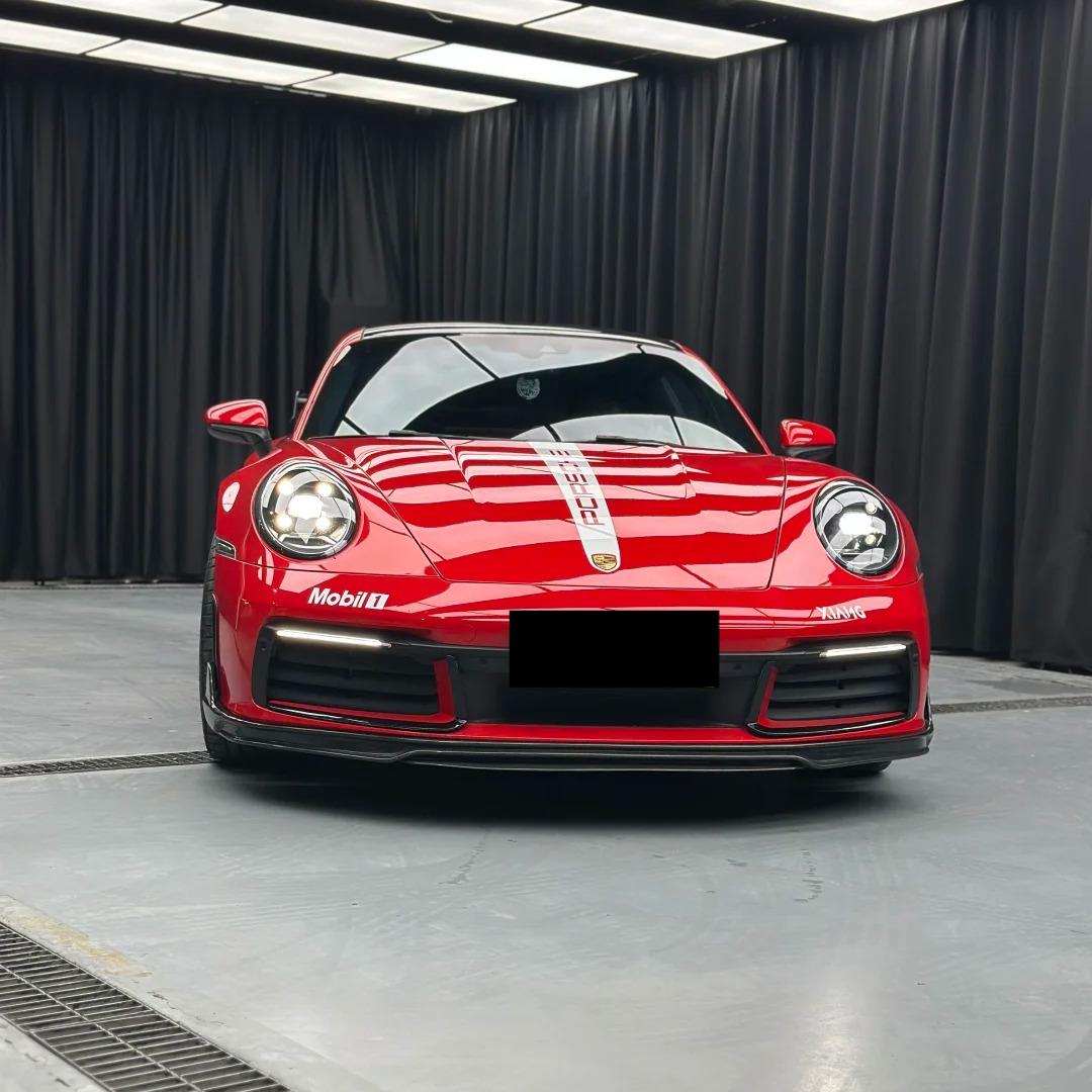 TPU Glossy Farrari Red Colored PPF Paint Protection Film