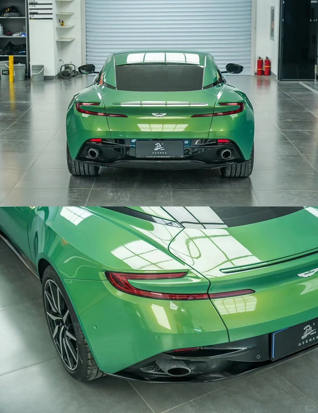 Gloss Metallic Iridescent Emerald Green Car Vinyl Wrap