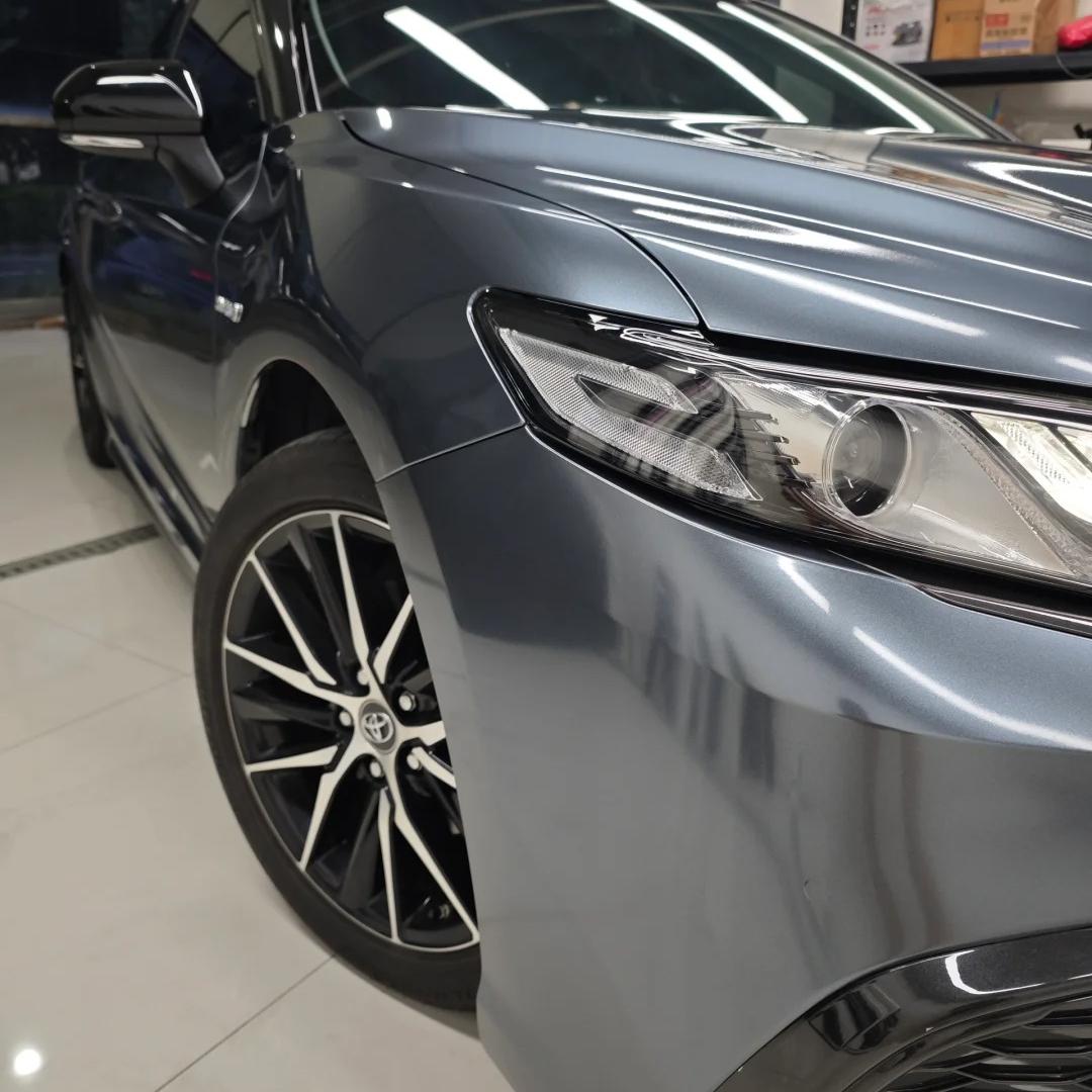 Gloss Metallic Cadet Grey Car Vinyl Wrap