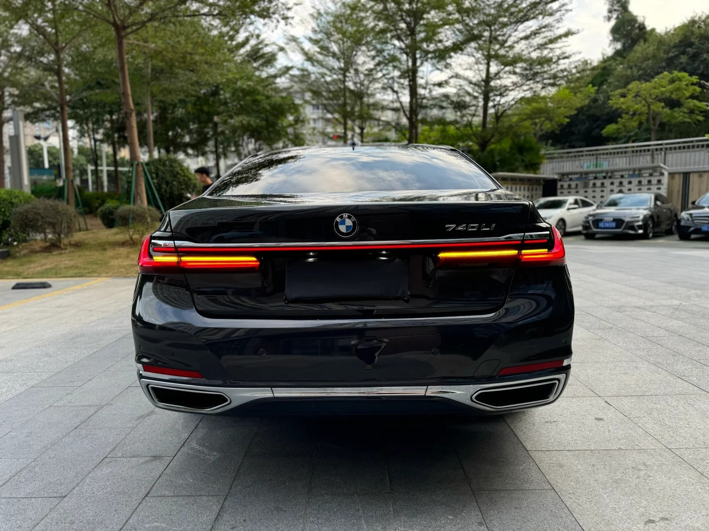 BMW Gloss Metallic Diamond Graphite Black Car Vinyl Wrap PET