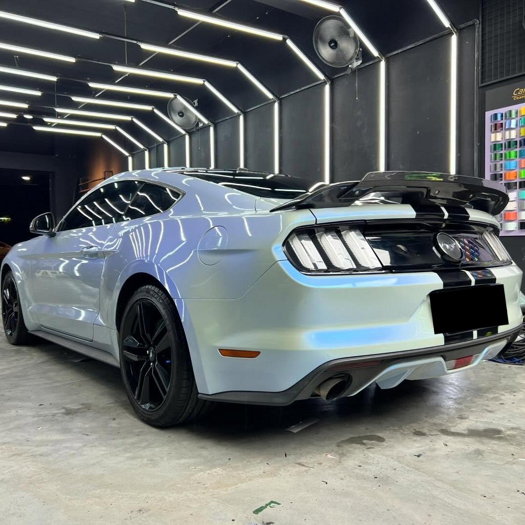 Glossy Twin Candy Fancy Rock Grey Color Fliper Car Vinyl Wrap