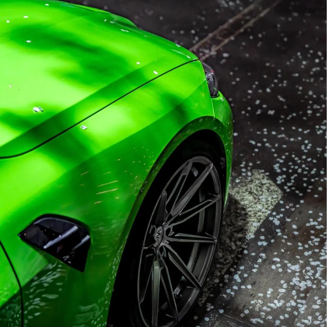 Gloss Viper Green Car Vinyl Wrap Sale