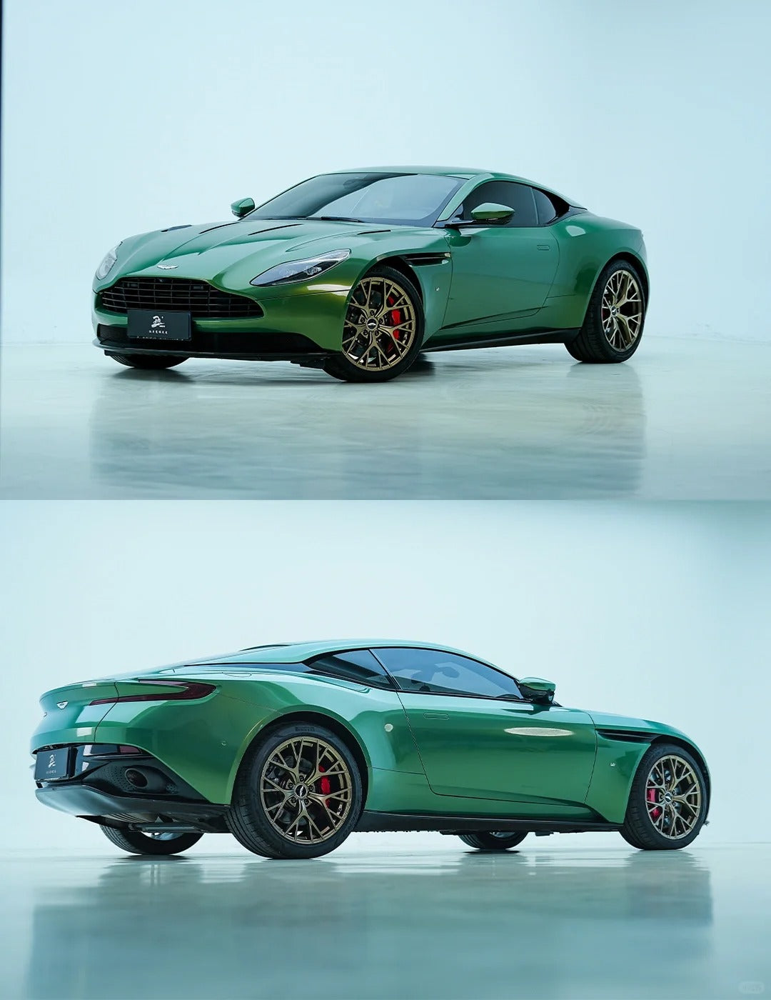 Gloss Metallic Iridescent Emerald Green Car Vinyl Wrap
