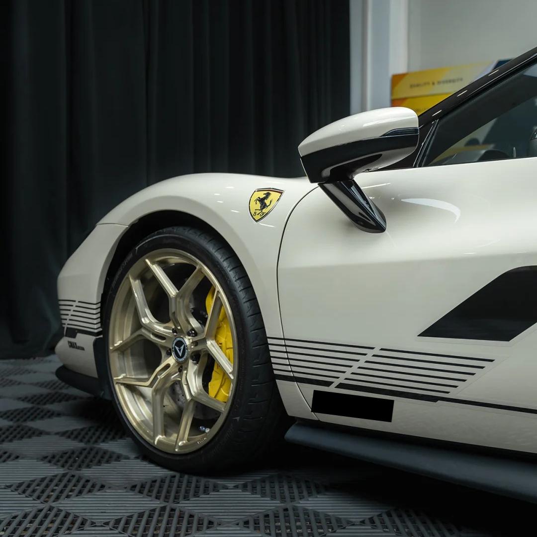 Gloss Pepper White Car Vinyl Wrap