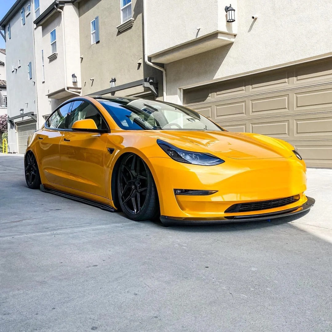 Gloss Metallic Golden Yellow Car Vinyl Wrap