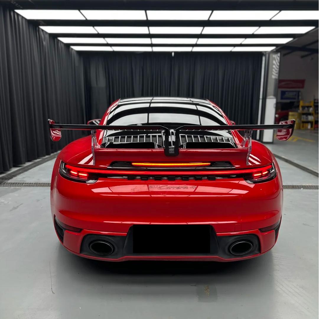 TPU Glossy Farrari Red Colored PPF Paint Protection Film