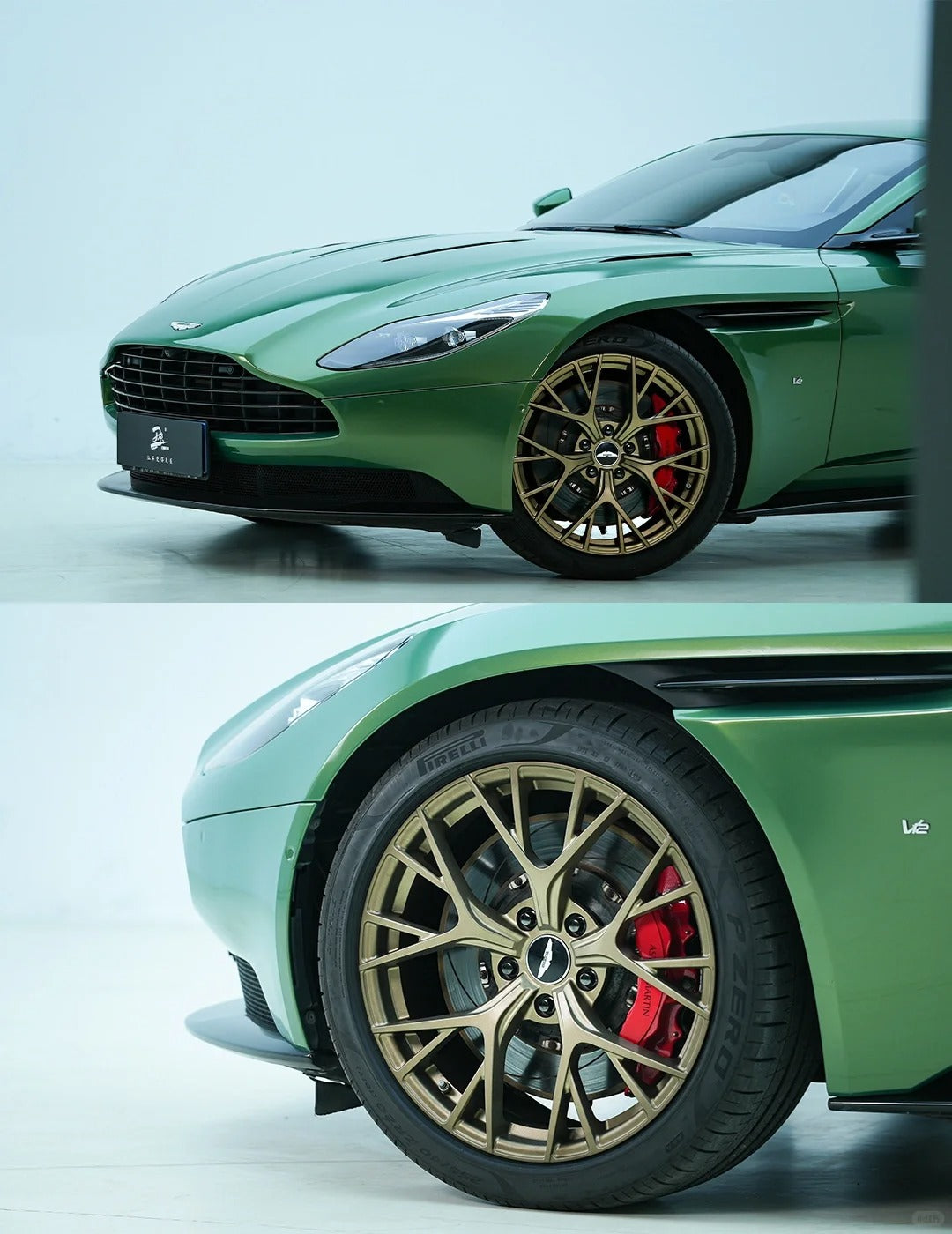 Gloss Metallic Iridescent Emerald Green Car Vinyl Wrap