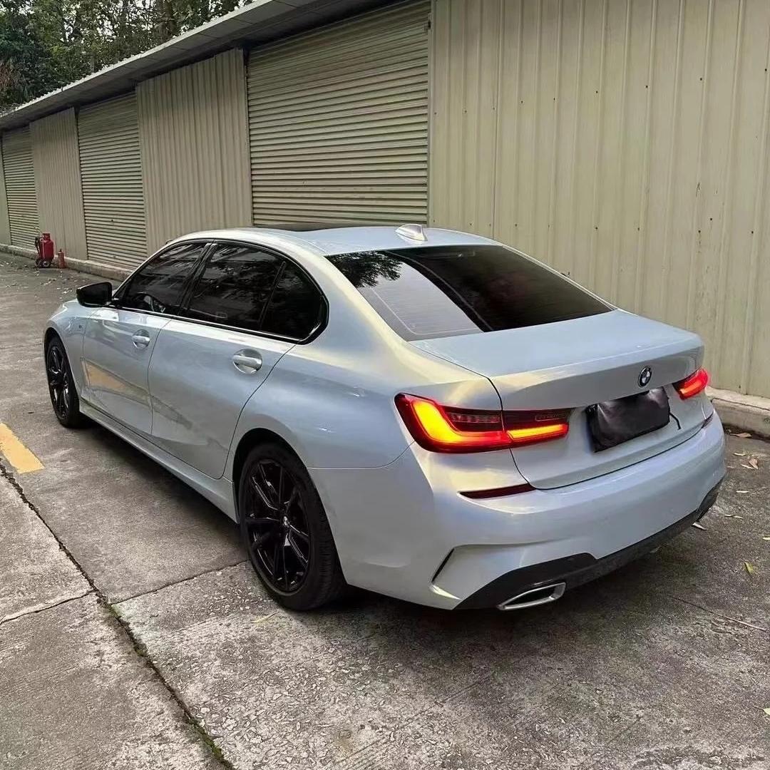 Gloss Metallic Chameleon Blue Gold Car Vinyl Wrap