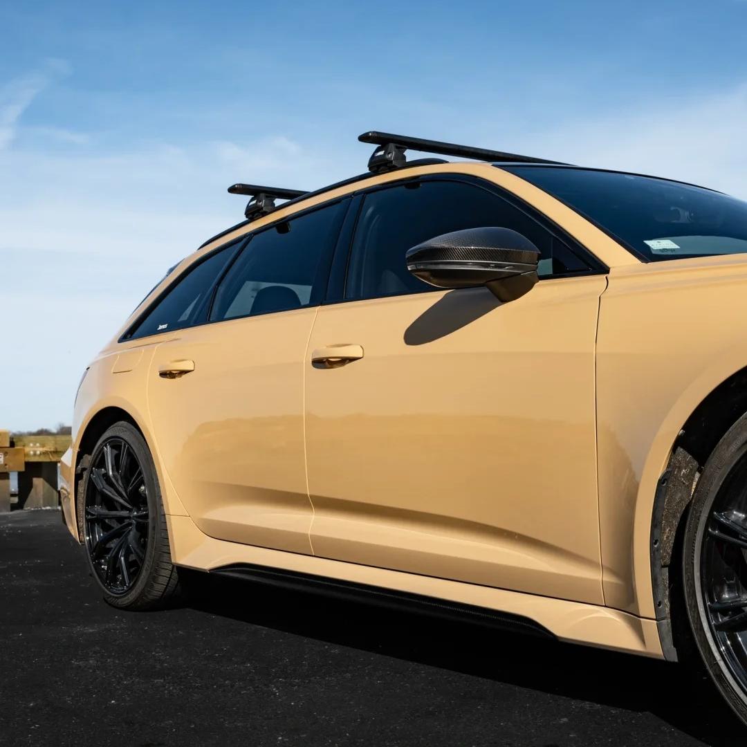 TPU Glossy AMG Desert Yellow Colored PPF Paint Protection Film