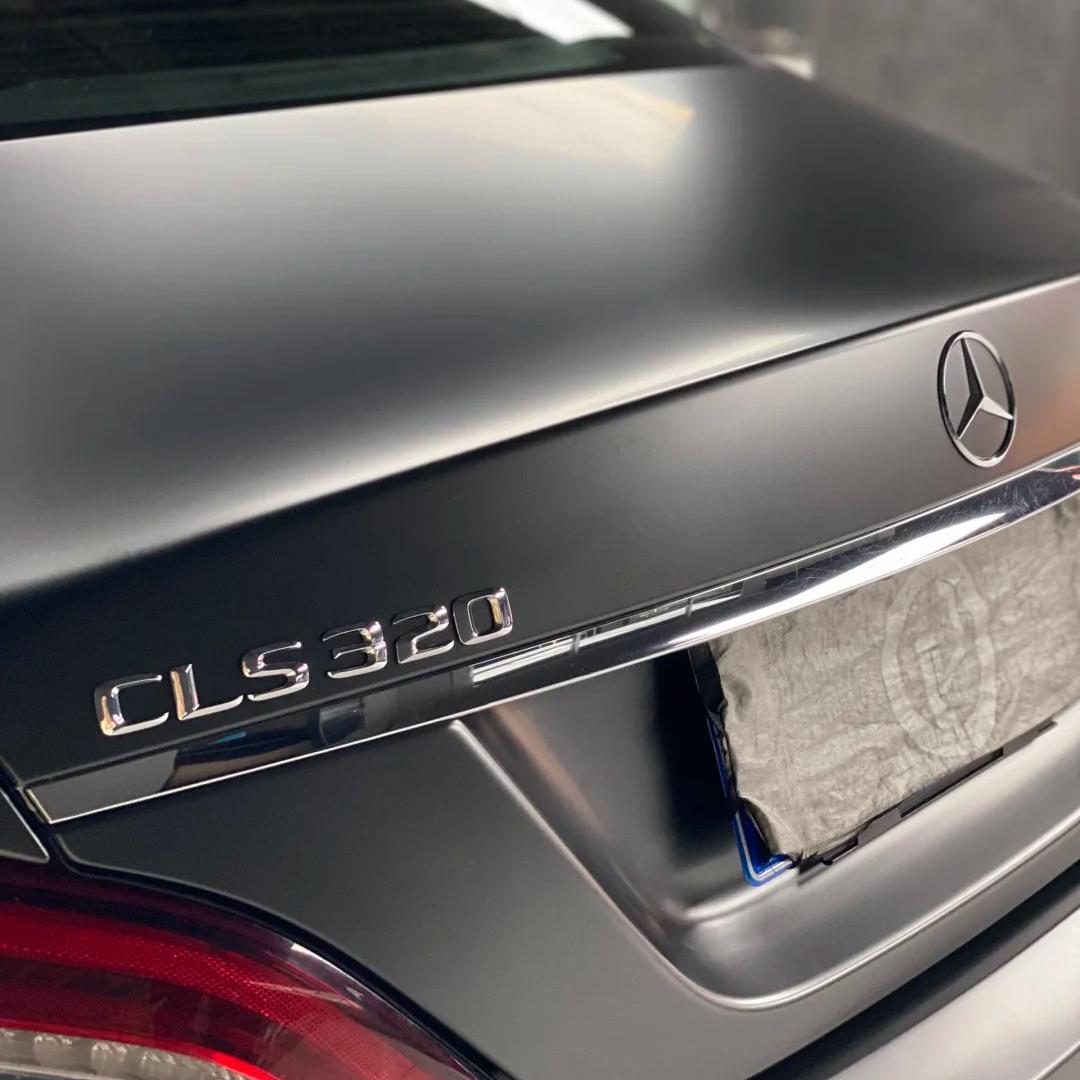Matte Metallic Satin Mountain Grey Car Vinyl Wrap PET