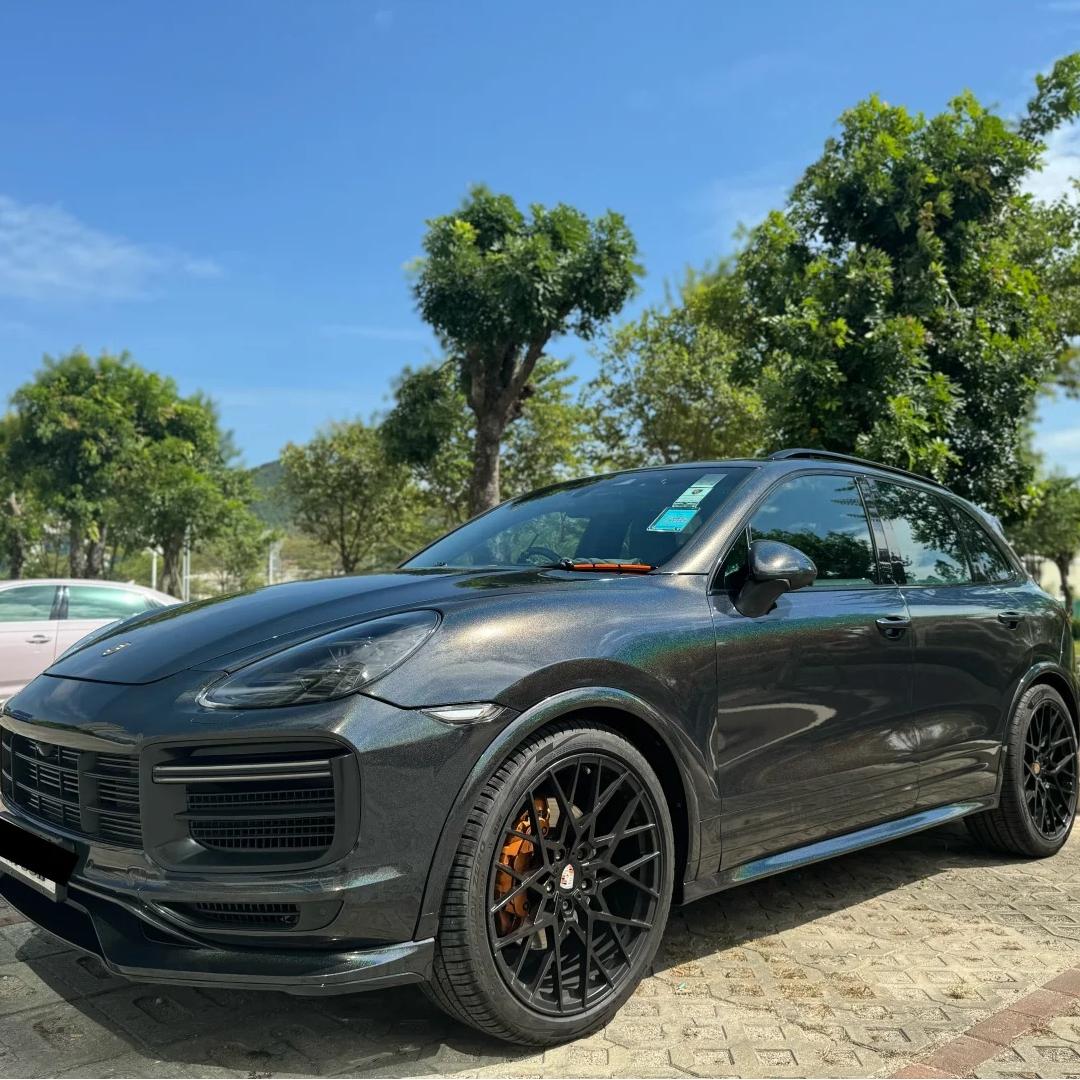 Gloss Metallic Rainbow Laser Black Car Vinyl Wrap PET