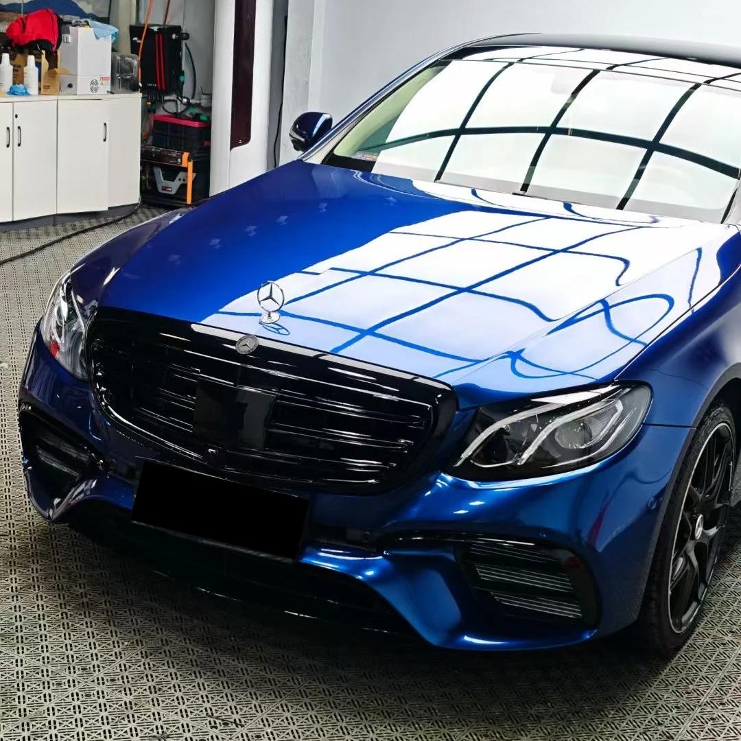 Gloss Indigo Blue Car Vinyl Wrap PET