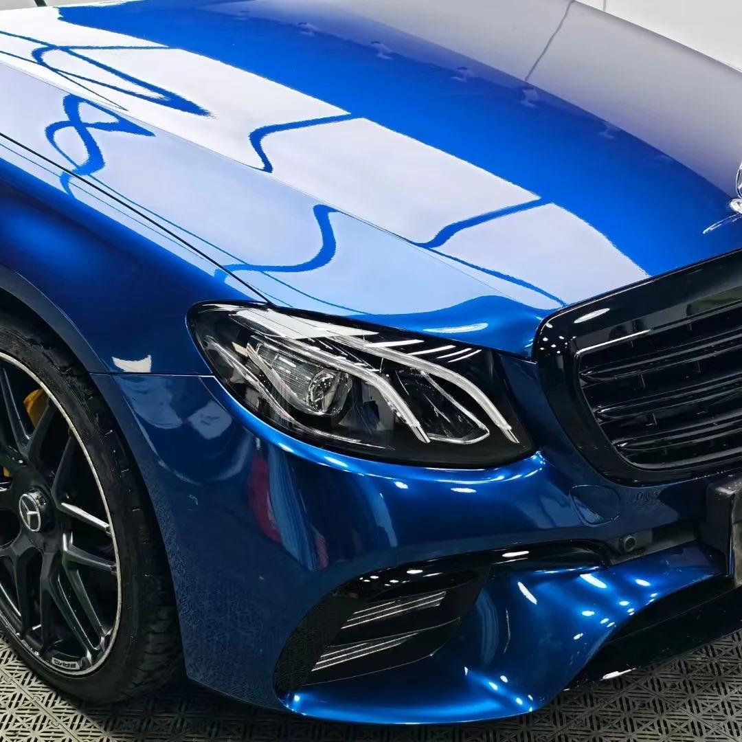 Gloss Indigo Blue Car Vinyl Wrap PET
