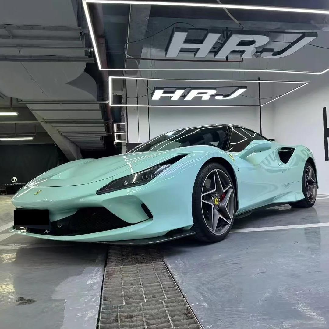 Gloss Light Mint Cragginess Green Car Vinyl Wrap PET