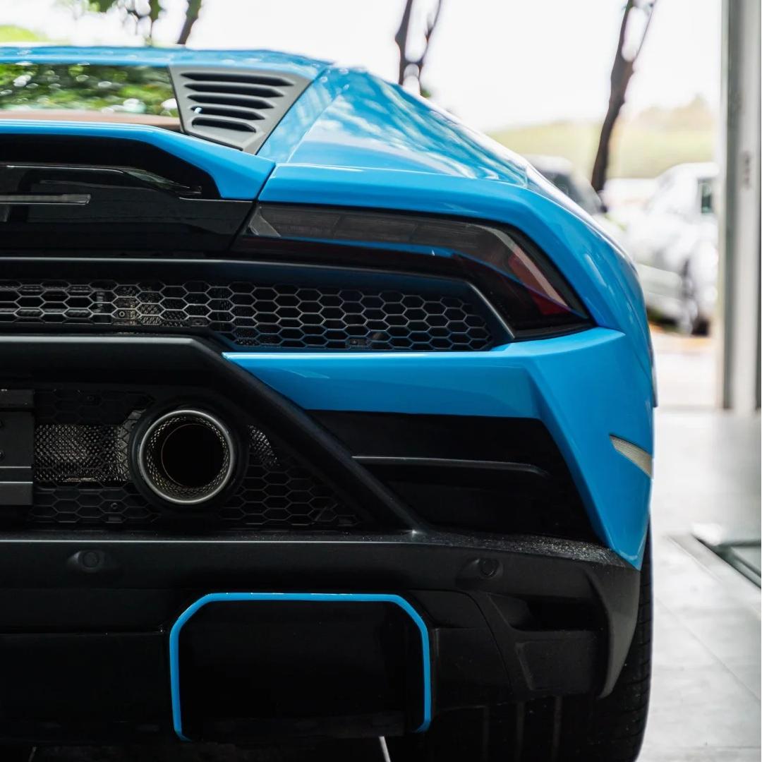 Gloss Crystal Sky Blue Car Viny Wrap PET