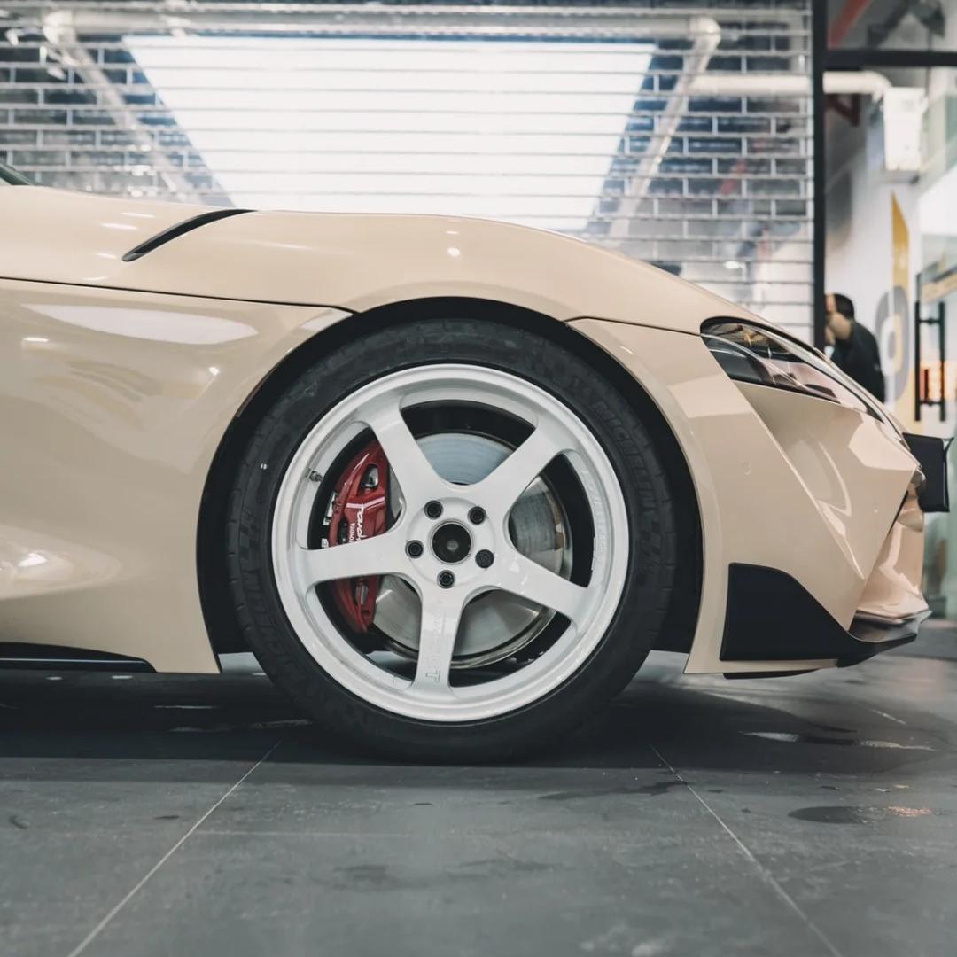 TPU Glossy Cuban Sand Yellow Colored PPF Paint Protection Film