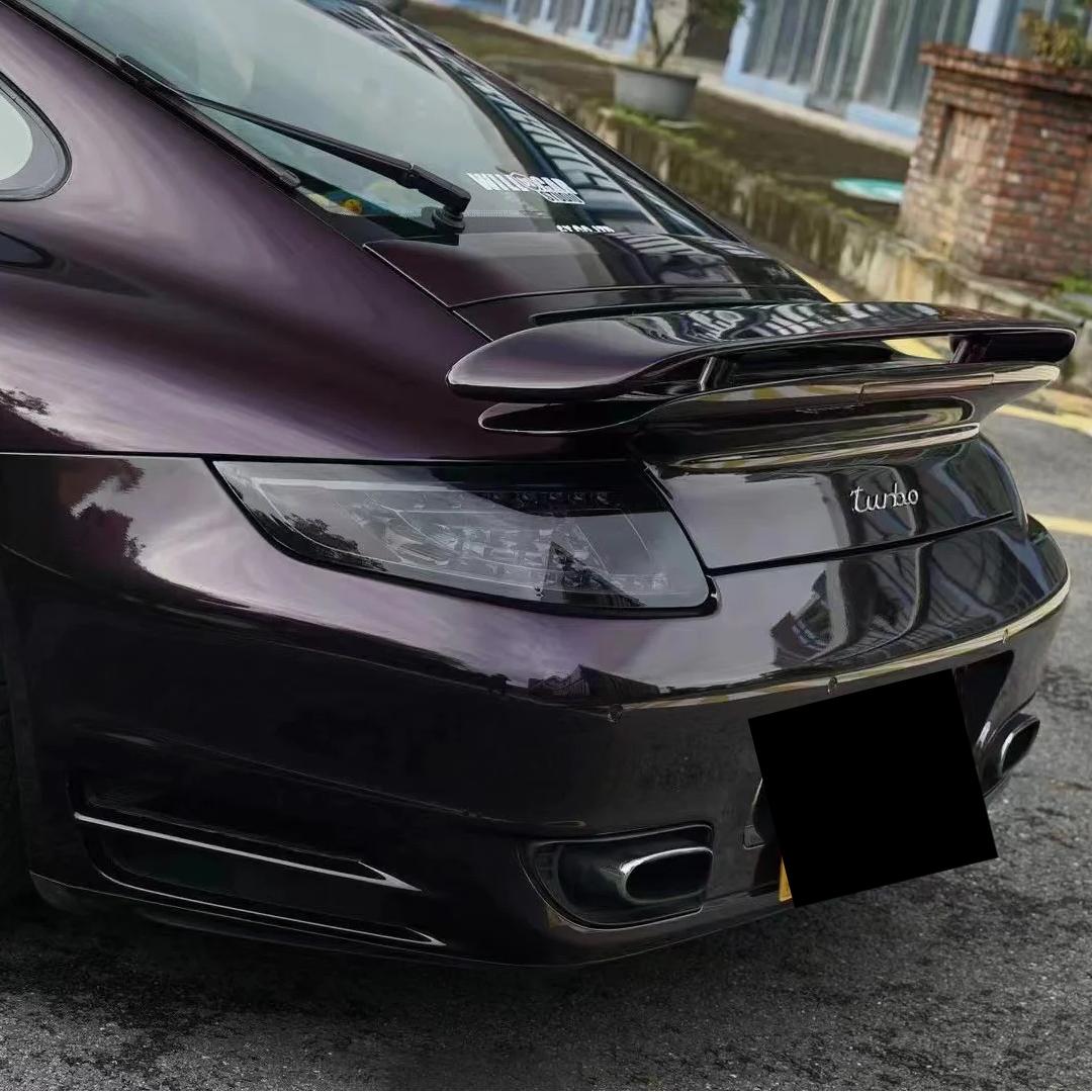 Gloss Metallic Midnight Red Car Vinyl Wrap PET