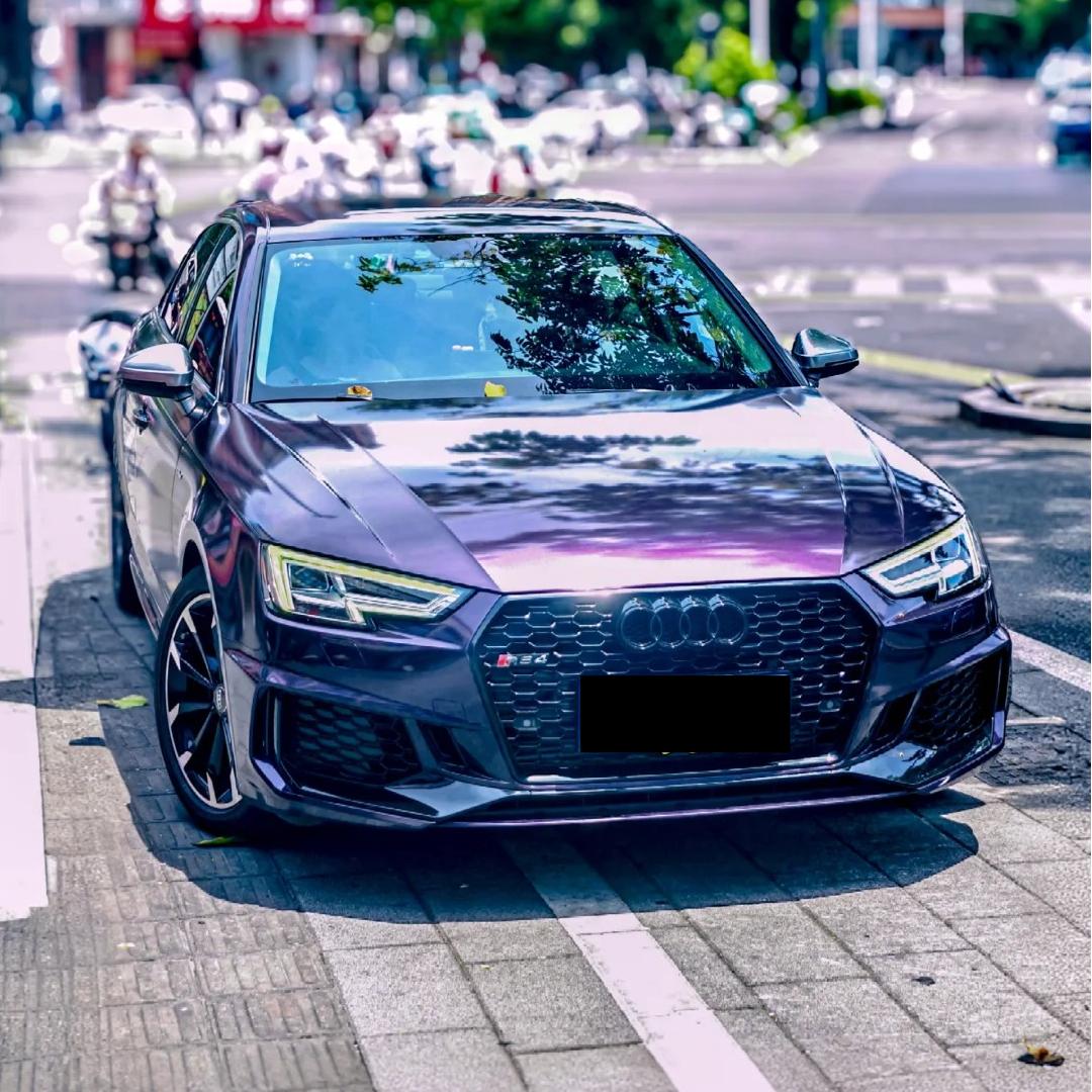 Gloss Metallic Gentian Purple Car Vinyl Wrap PET