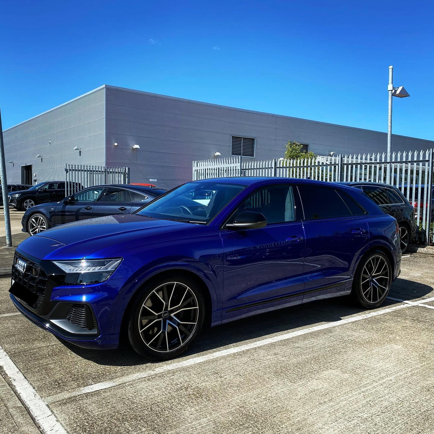 dark blue gloss wrap