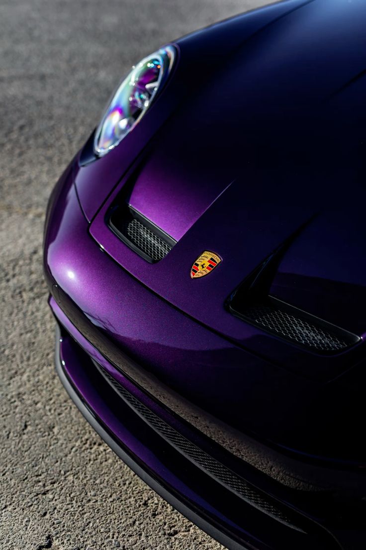TPU Gloss Metallic Midnight Purple Paint Protection Film