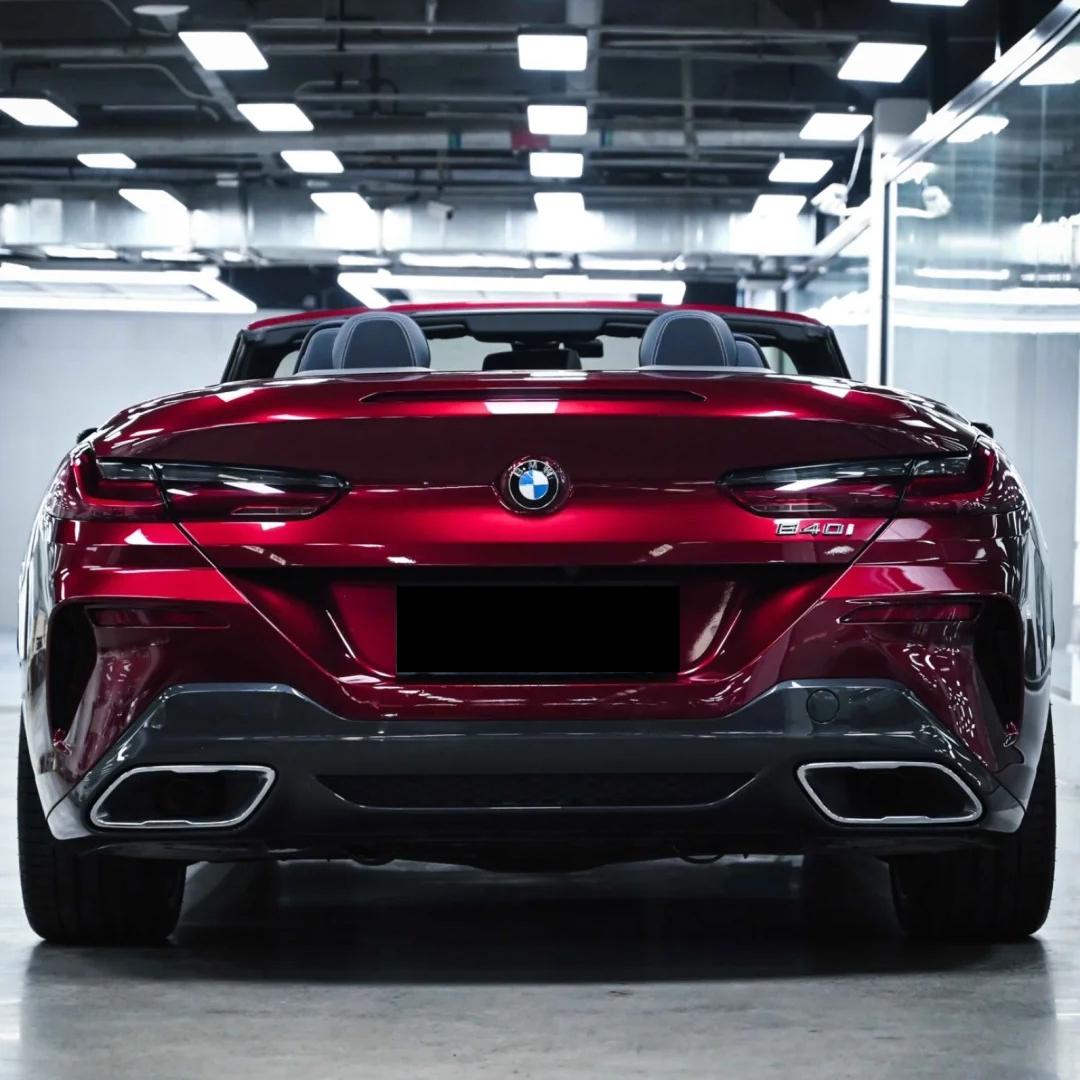 blood red car wrap
