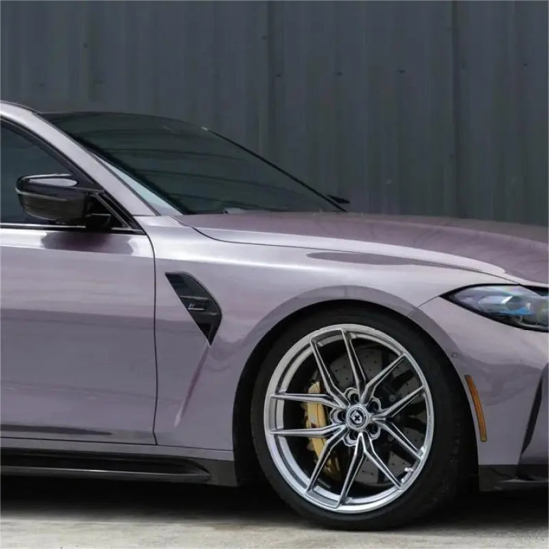 Gloss Crystal Sunshine Purple Car Vinyl Wrap PET