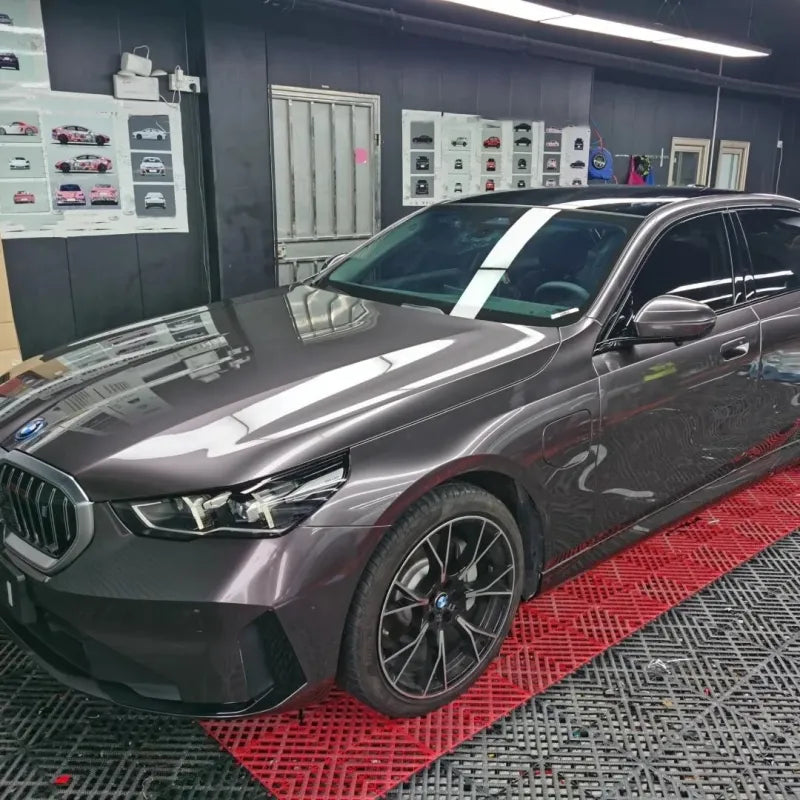 Gloss Galaxy Purple Car Vinyl Wrap PET