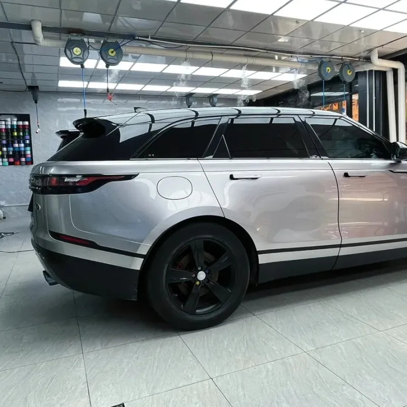 Gloss Liquid Land Rover Velar Silver Car Vinyl Wrap PET