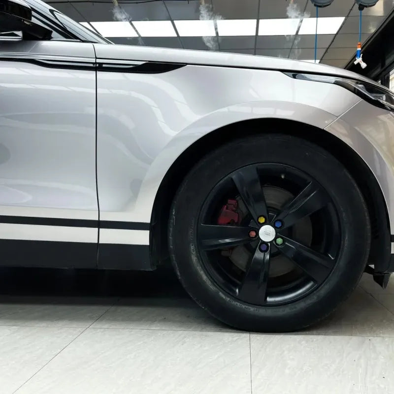 Gloss Liquid Land Rover Velar Silver Car Vinyl Wrap PET