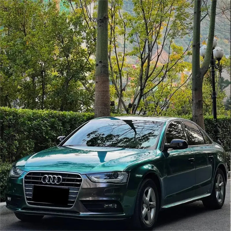 Gloss Metallic Celadon Green Car Vinyl Wrap PET