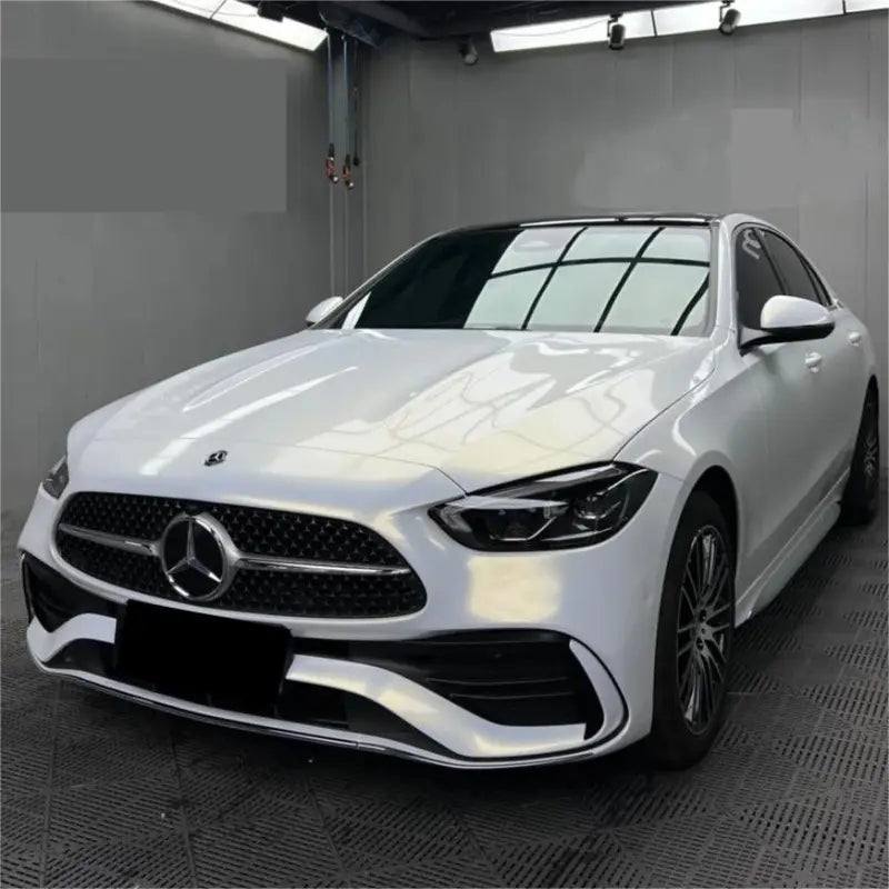 Gloss Metallic Chameleon Pearl Gold White Car Vinyl Wrap Audi PET