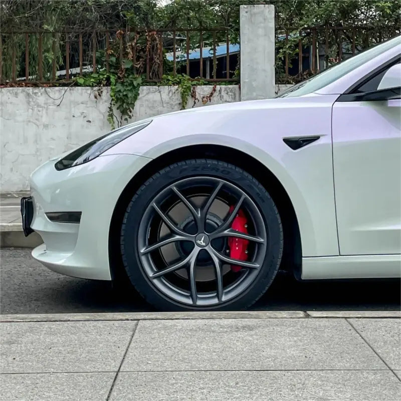 Gloss Chameleon Pearl Purple White Car Vinyl Wrap PET